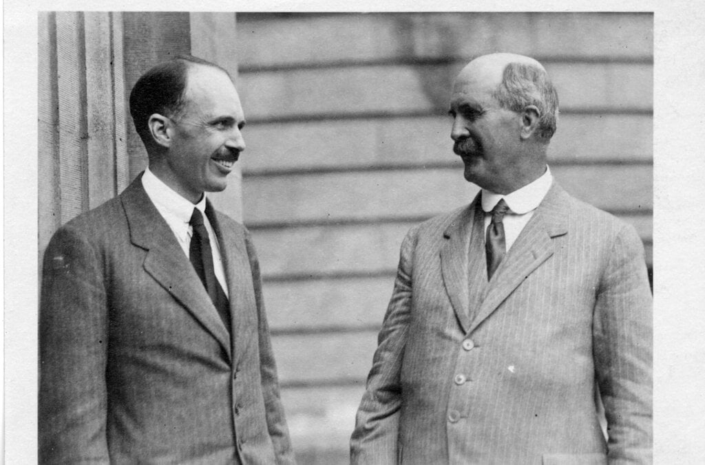Lawrence Bragg and Sir William Bragg