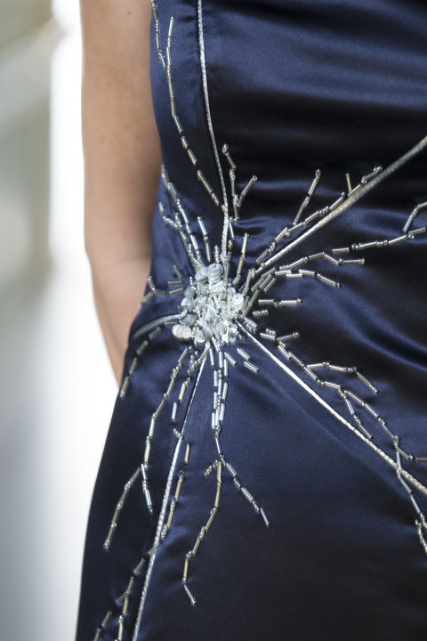 May-Britt Moser dress detail